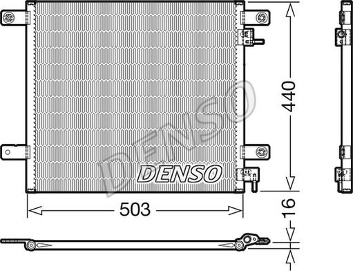 Denso DCN99066 - Condensatore, Climatizzatore www.autoricambi360.it