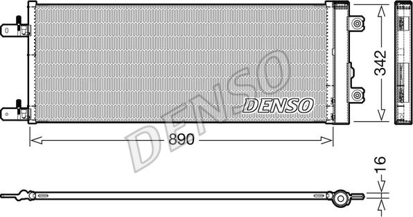 Denso DCN99071 - Condensatore, Climatizzatore www.autoricambi360.it