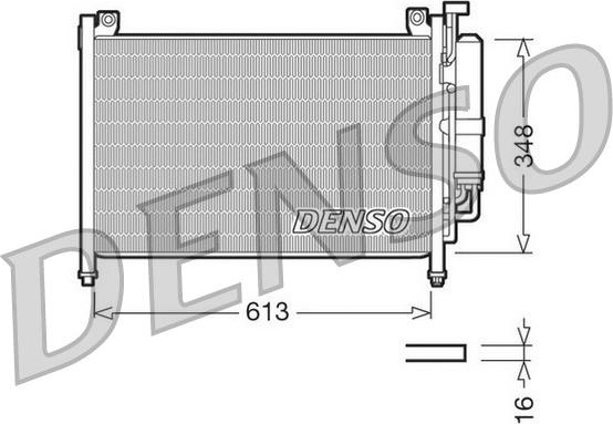 Denso DCN44002 - Condensatore, Climatizzatore www.autoricambi360.it
