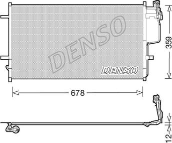 Denso DCN44010 - Condensatore, Climatizzatore www.autoricambi360.it