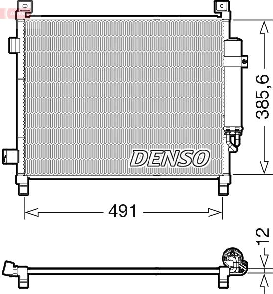 Denso DCN46031 - Condensatore, Climatizzatore www.autoricambi360.it