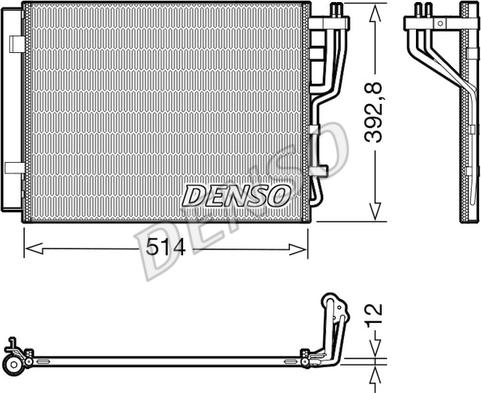 Denso DCN41014 - Condensatore, Climatizzatore www.autoricambi360.it