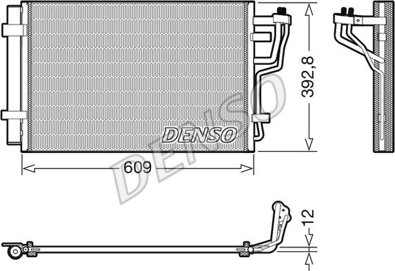 Denso DCN41013 - Condensatore, Climatizzatore www.autoricambi360.it