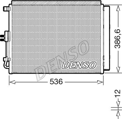 Denso DCN43009 - Condensatore, Climatizzatore www.autoricambi360.it