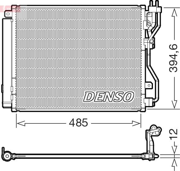 Denso DCN43016 - Condensatore, Climatizzatore www.autoricambi360.it