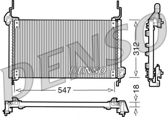 Denso DCN09015 - Condensatore, Climatizzatore www.autoricambi360.it