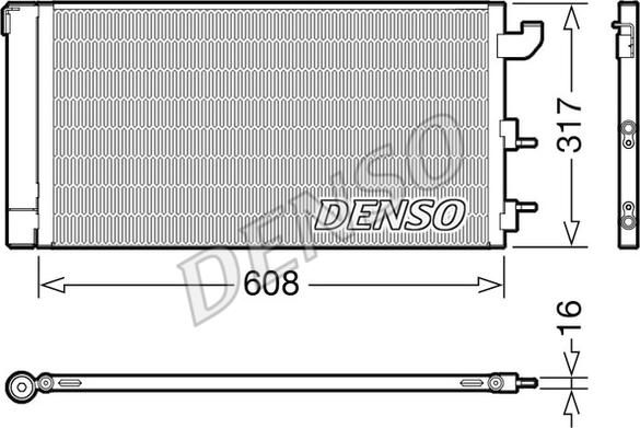 Denso DCN09144 - Condensatore, Climatizzatore www.autoricambi360.it