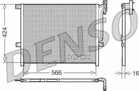 Denso DCN05004 - Condensatore, Climatizzatore www.autoricambi360.it