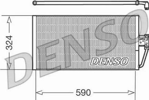 Denso DCN05006 - Condensatore, Climatizzatore www.autoricambi360.it
