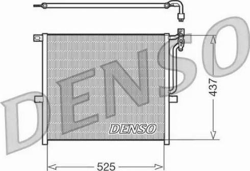 Denso DCN05008 - Condensatore, Climatizzatore www.autoricambi360.it