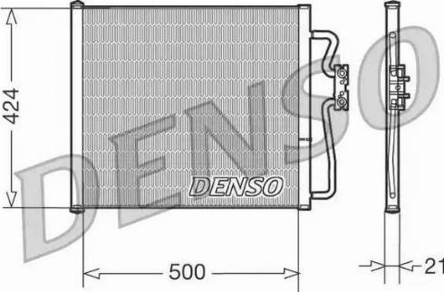 Denso DCN05007 - Condensatore, Climatizzatore www.autoricambi360.it