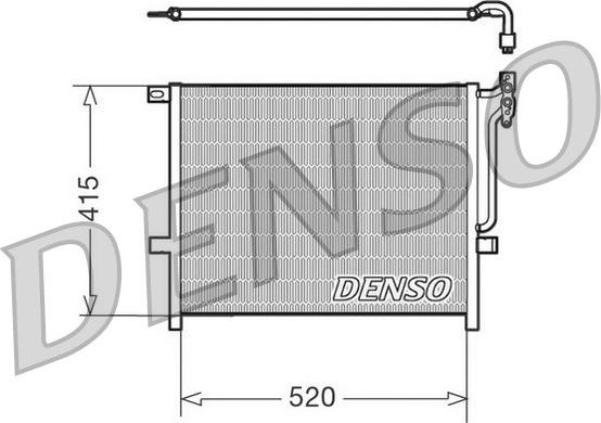 Denso DCN05010 - Condensatore, Climatizzatore www.autoricambi360.it