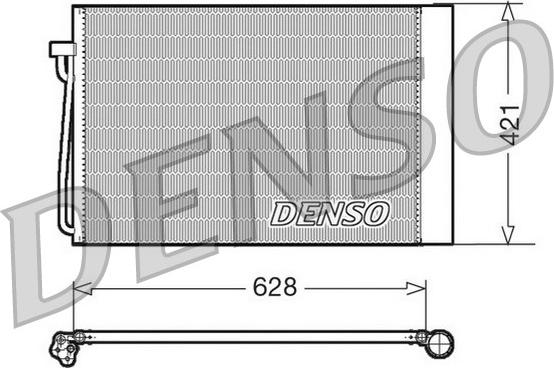 Denso DCN05018 - Condensatore, Climatizzatore www.autoricambi360.it