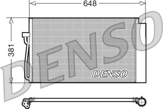 Denso DCN05017 - Condensatore, Climatizzatore www.autoricambi360.it