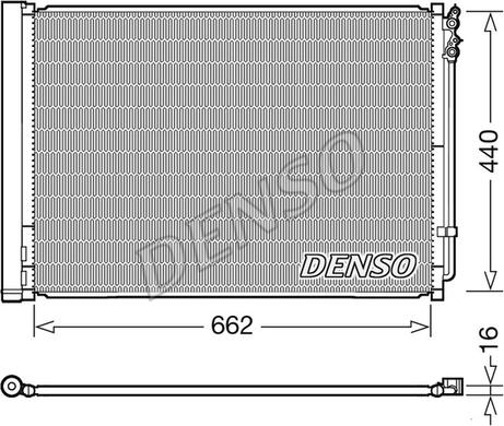 Denso DCN05032 - Condensatore, Climatizzatore www.autoricambi360.it