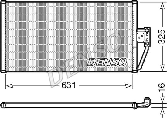 Denso DCN05021 - Condensatore, Climatizzatore www.autoricambi360.it