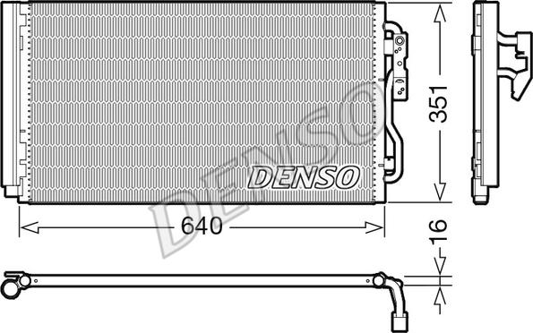 Denso DCN05023 - Condensatore, Climatizzatore www.autoricambi360.it