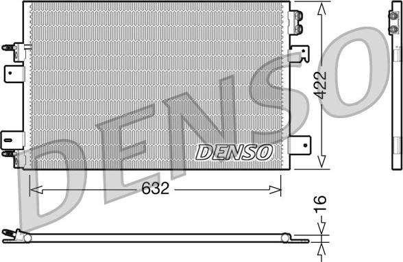 Denso DCN06007 - Condensatore, Climatizzatore www.autoricambi360.it