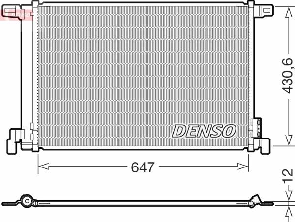 Denso DCN02050 - Condensatore, Climatizzatore www.autoricambi360.it