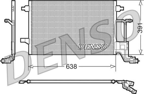 Denso DCN02014 - Condensatore, Climatizzatore www.autoricambi360.it
