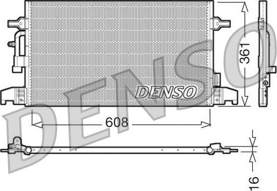 Denso DCN02016 - Condensatore, Climatizzatore www.autoricambi360.it