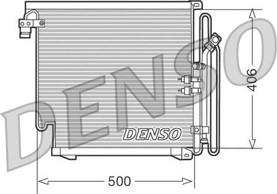 Denso DCN02010 - Condensatore, Climatizzatore www.autoricambi360.it