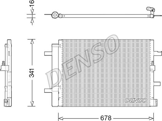Denso DCN02026 - Condensatore, Climatizzatore www.autoricambi360.it