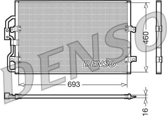 Denso DCN07040 - Condensatore, Climatizzatore www.autoricambi360.it
