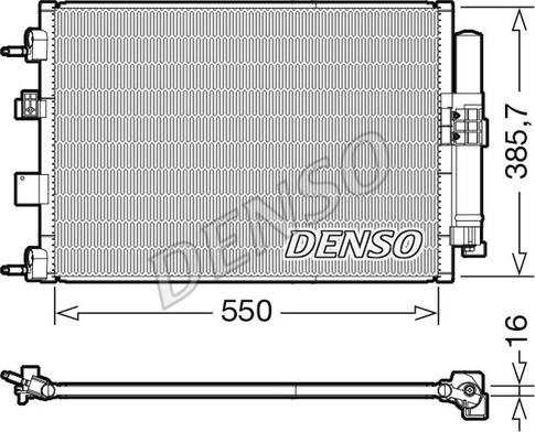Denso DCN10046 - Condensatore, Climatizzatore www.autoricambi360.it