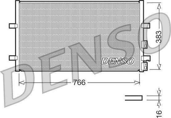 Denso DCN10009 - Condensatore, Climatizzatore www.autoricambi360.it