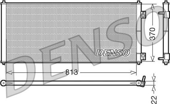 Denso DCN10018 - Condensatore, Climatizzatore www.autoricambi360.it