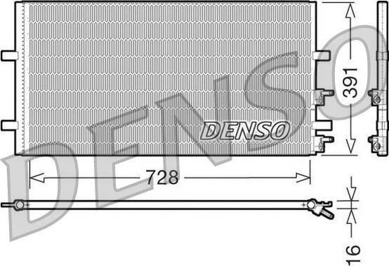 Denso DCN10017 - Condensatore, Climatizzatore www.autoricambi360.it