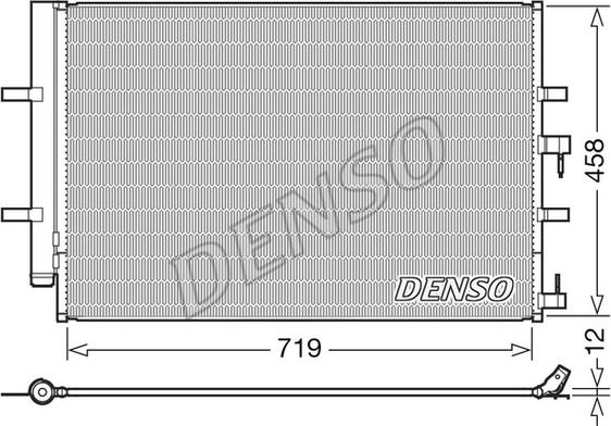 Denso DCN10036 - Condensatore, Climatizzatore www.autoricambi360.it