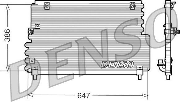 Denso DCN33004 - Condensatore, Climatizzatore www.autoricambi360.it