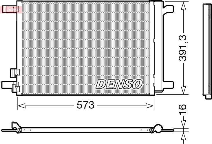 Denso DCN32066 - Condensatore, Climatizzatore www.autoricambi360.it