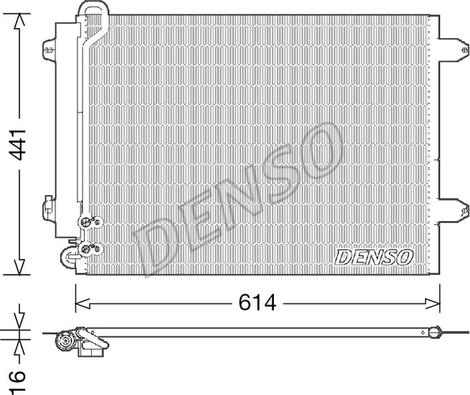 Denso DCN32008 - Condensatore, Climatizzatore www.autoricambi360.it