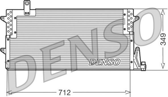Denso DCN32007 - Condensatore, Climatizzatore www.autoricambi360.it