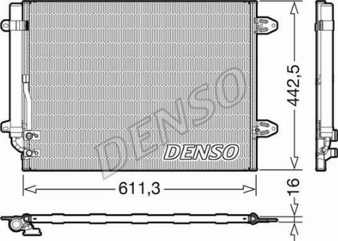 Denso DCN32013 - Condensatore, Climatizzatore www.autoricambi360.it