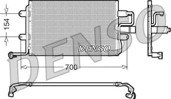 Denso DCN32017 - Condensatore, Climatizzatore www.autoricambi360.it