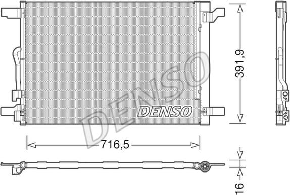 Denso DCN32024 - Condensatore, Climatizzatore www.autoricambi360.it