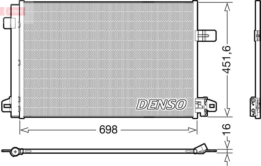 Denso DCN32028 - Condensatore, Climatizzatore www.autoricambi360.it
