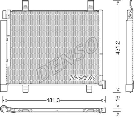 Denso DCN32023 - Condensatore, Climatizzatore www.autoricambi360.it