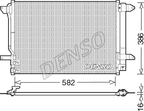 Denso DCN32027 - Condensatore, Climatizzatore www.autoricambi360.it
