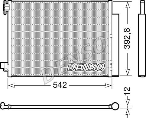 Denso DCN37004 - Condensatore, Climatizzatore www.autoricambi360.it