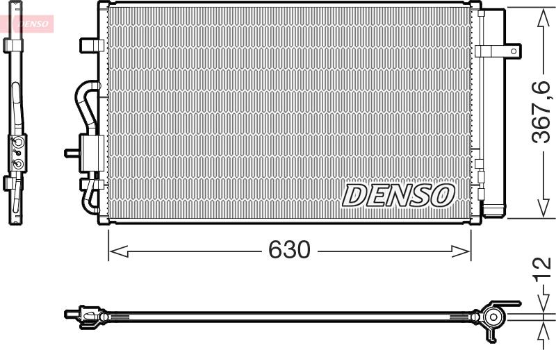 Denso DCN20050 - Condensatore, Climatizzatore www.autoricambi360.it