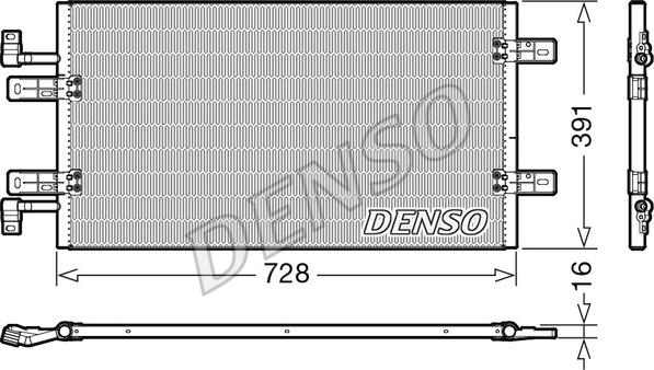 Denso DCN20019 - Condensatore, Climatizzatore www.autoricambi360.it
