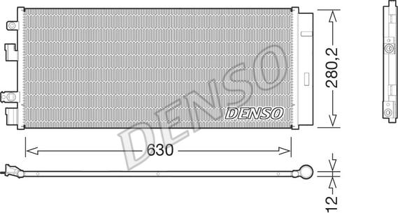 Denso DCN20018 - Condensatore, Climatizzatore www.autoricambi360.it