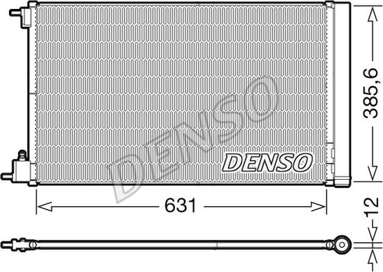 Denso DCN20039 - Condensatore, Climatizzatore www.autoricambi360.it