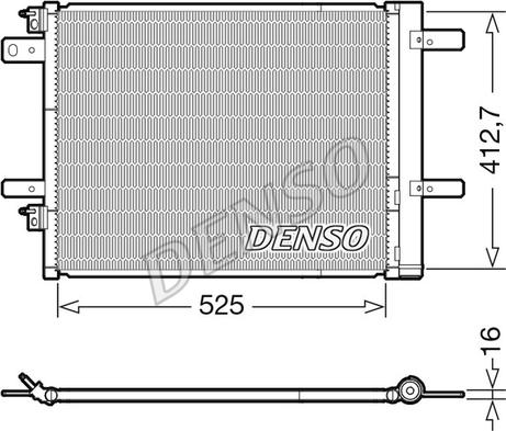 Denso DCN21022 - Condensatore, Climatizzatore www.autoricambi360.it