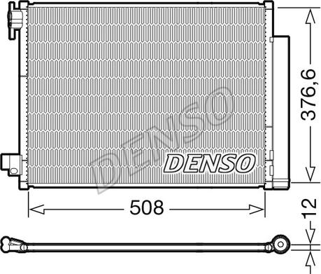 Denso DCN23052 - Condensatore, Climatizzatore www.autoricambi360.it